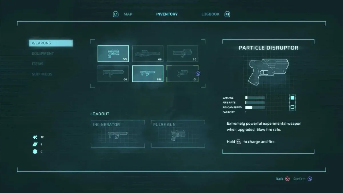 End of Abyss Particle Disruptor Location: The Infirmary's Prize