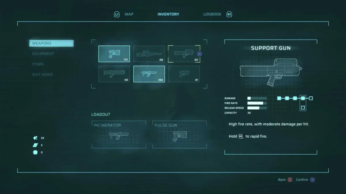 End of Abyss Support Gun Location: The Outer Sector Secret Weapon